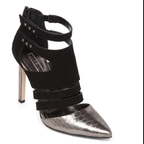 BCBG canon high heel strappy pointy toe bootie - Picture 2 of 7